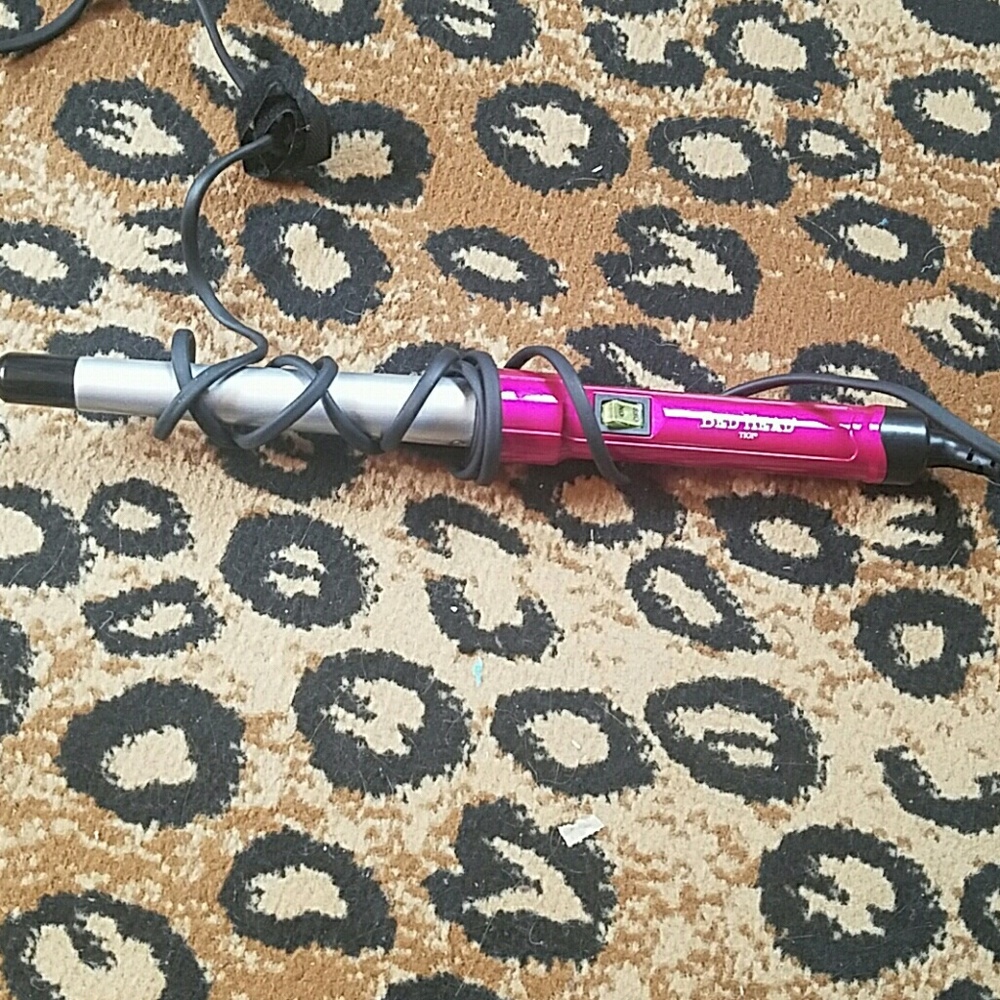Curling iron by bed head!