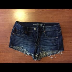 American Eagle size 12 stretch jean shorts