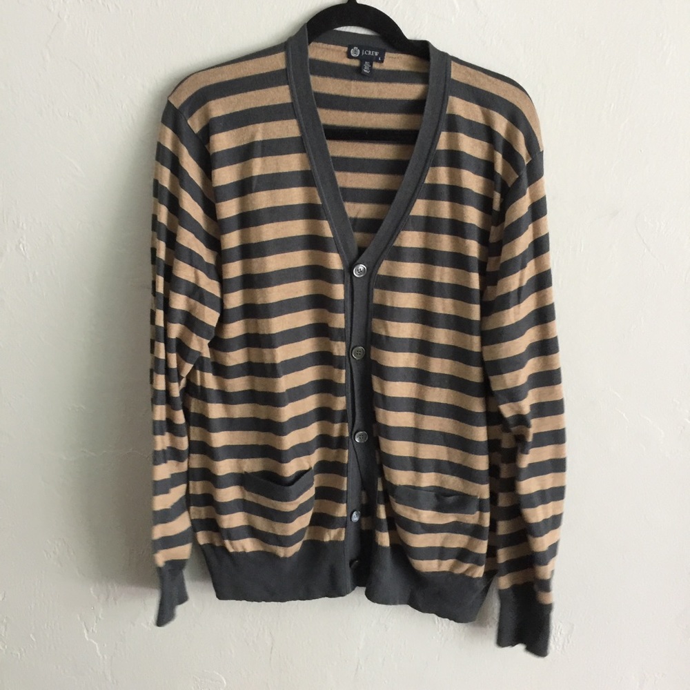 Donating! J. Crew Striped Cardi