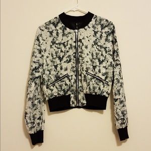 Black and white jacket