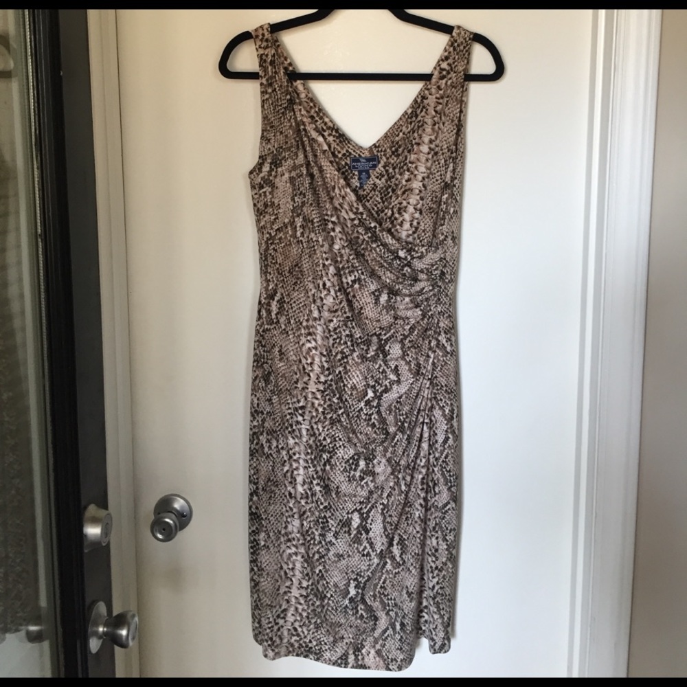 Animal print dress. New! Size 10