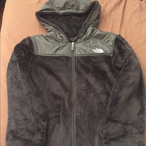 The North Face Black Hooded Fleece Jacket