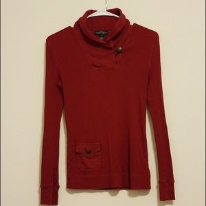 Red long sleeve shirt
