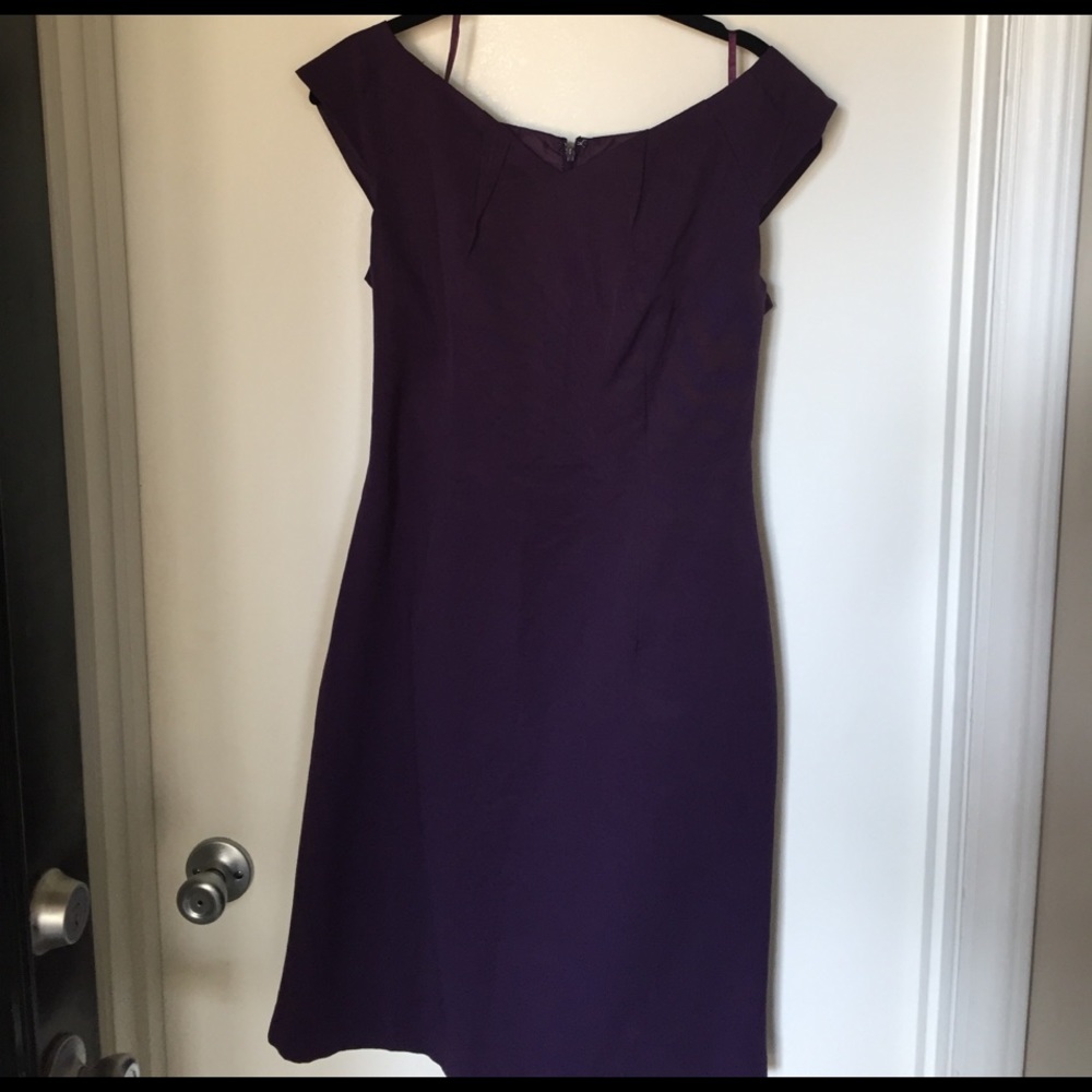 Purple cocktail lined Dress. Size 10 NWOT