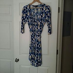 AB Studio faux wrap dress