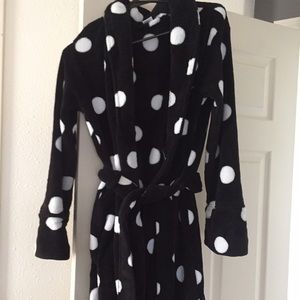 Pink Fleece Bathrobe