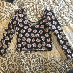 Daisy crop top