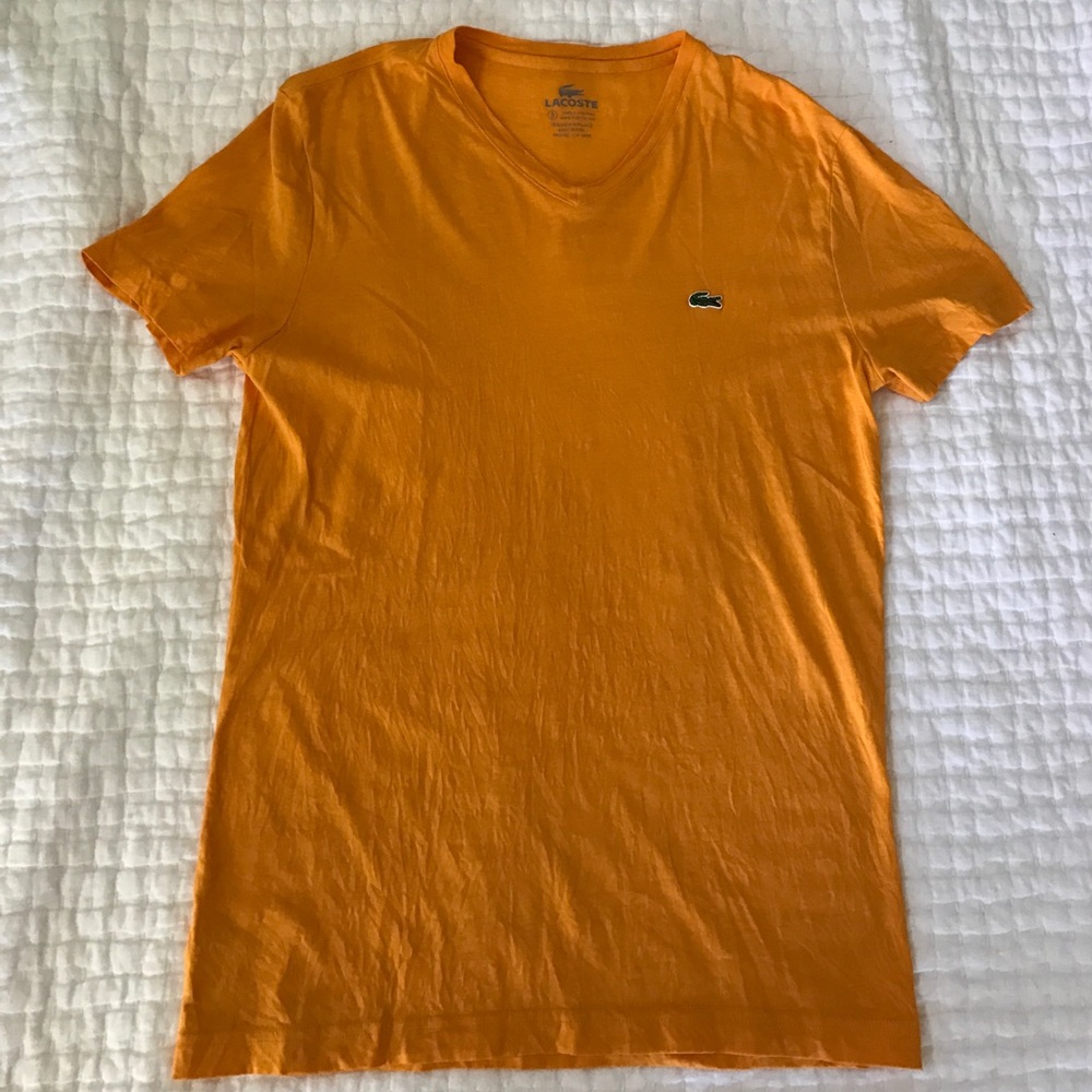 V neck Lacoste sz 3 shirt