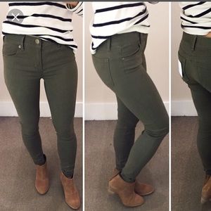 NWT Ann Taylor | Loft olive green jeans