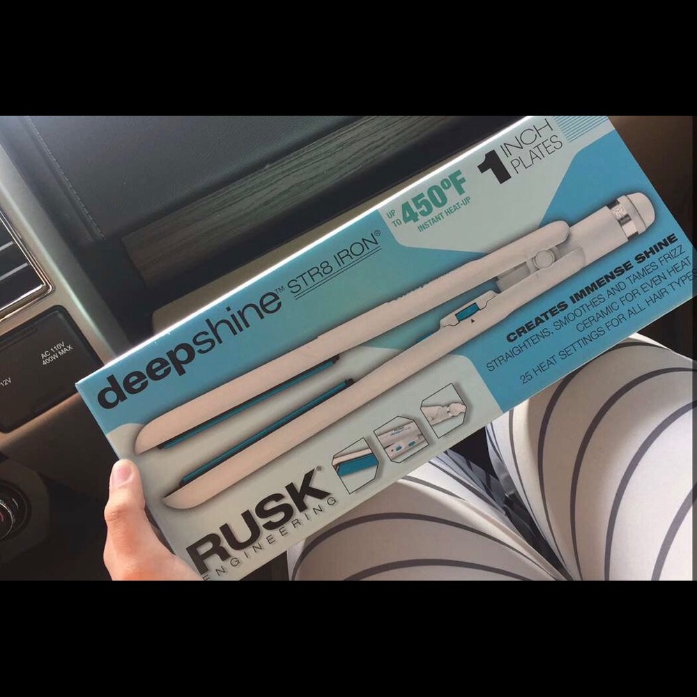 Brand New in Box Authentic Rusk Flat iron