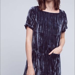 Crinkled Velvet Tunic (Anthropologie)