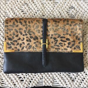 Leopard clutch from Nordstrom