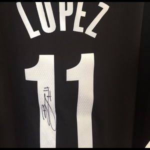 Brooklyn Nets signed Lopez Jersey