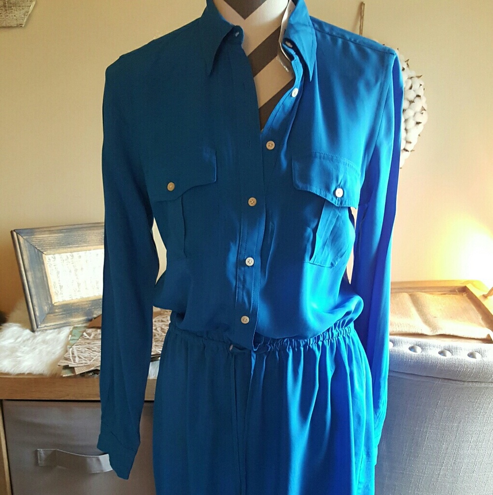 NWT Ralph Lauren Shirtdress 12P