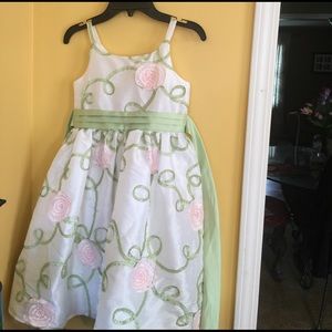 Pink/Green Dress 6x