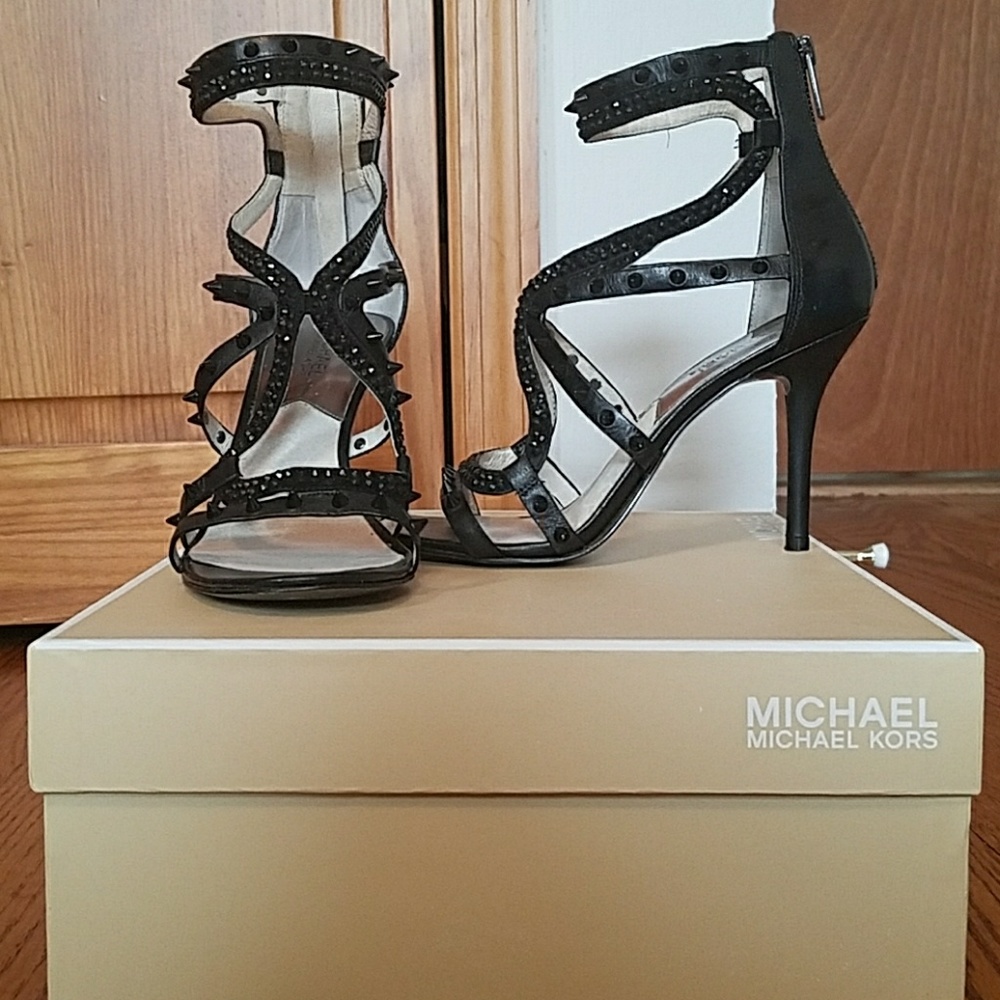 Michael kors studded heels