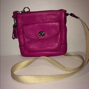DONATED! Coach Pink Leather Crossbody