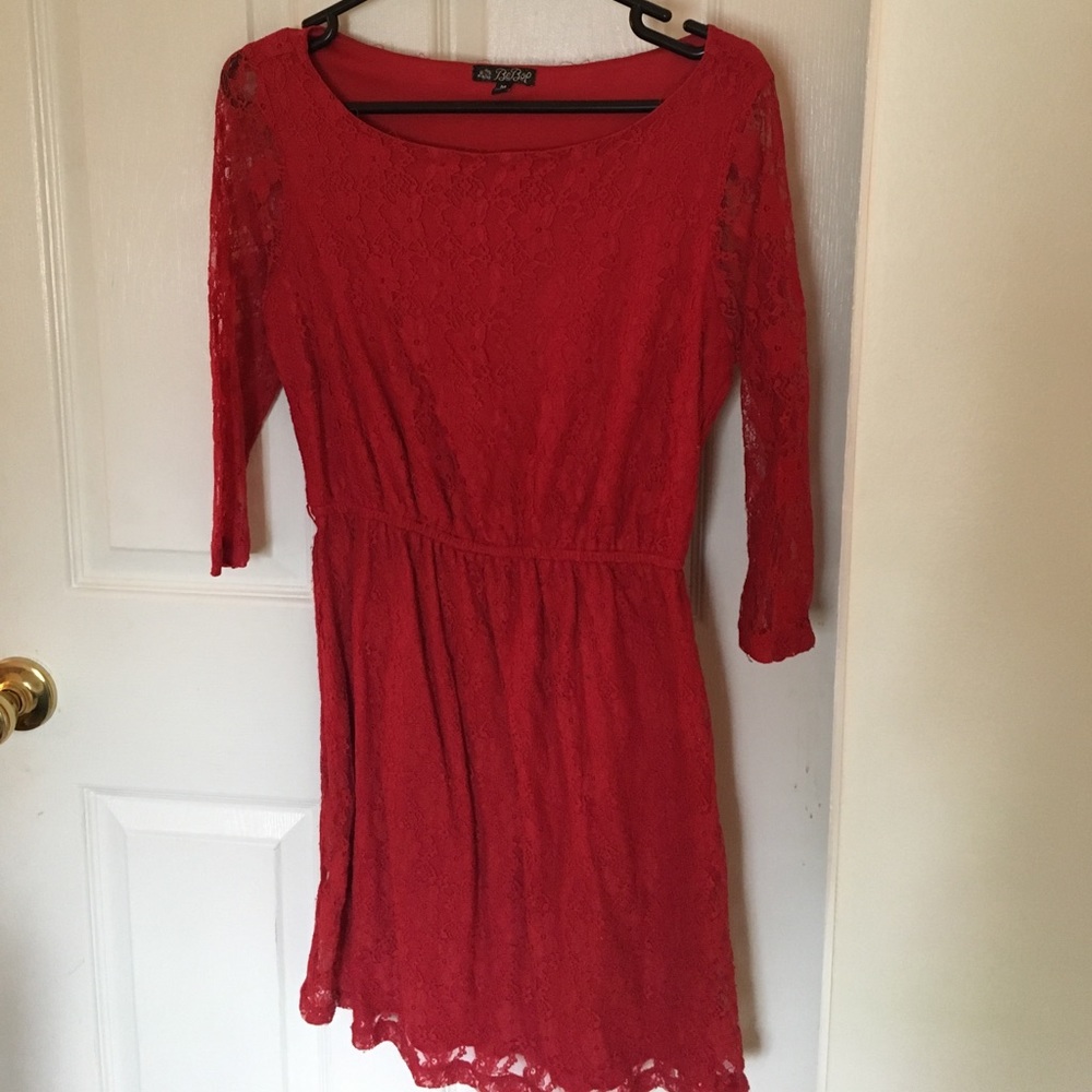 Red Lace Dress