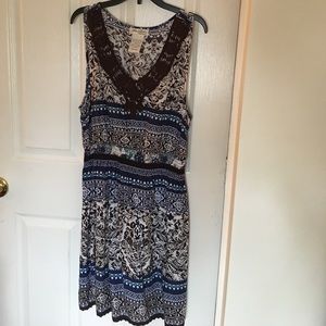 Sleeveless Bhoemian Style Dress