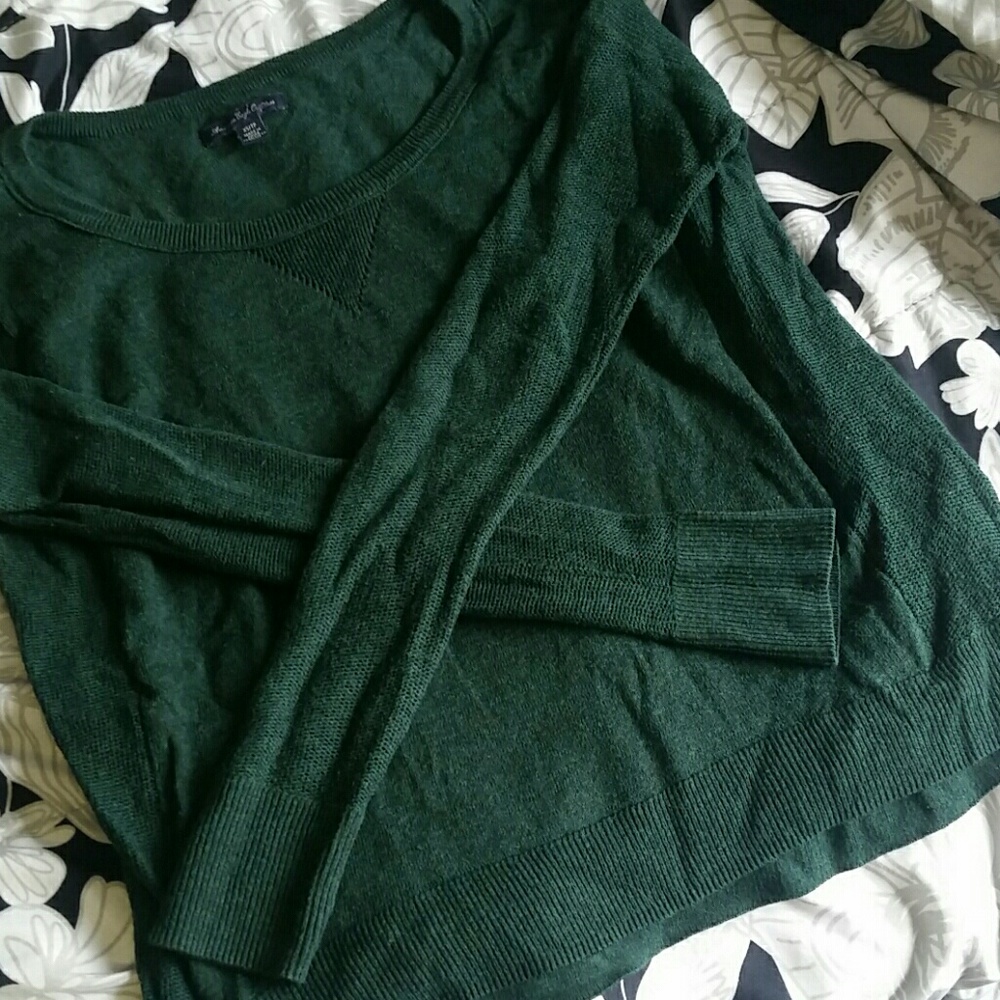 AE Green sweater