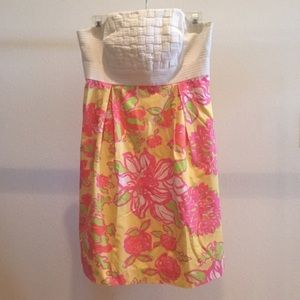 Lilly Pulitzer strapless dress