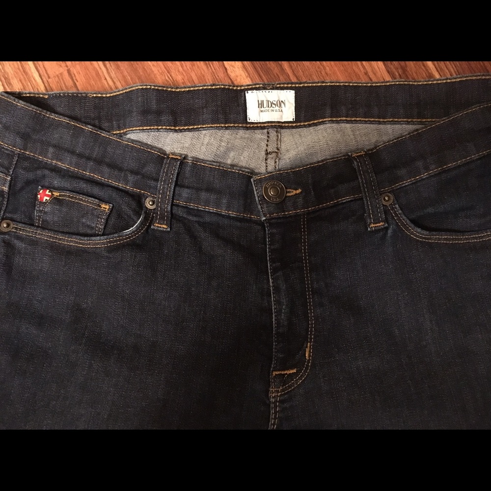 SOLD - Hudson Skinny Jeans with Ankle Zippers