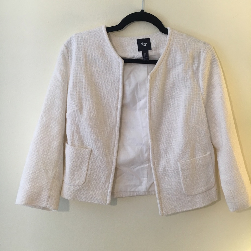 Gap white blazer