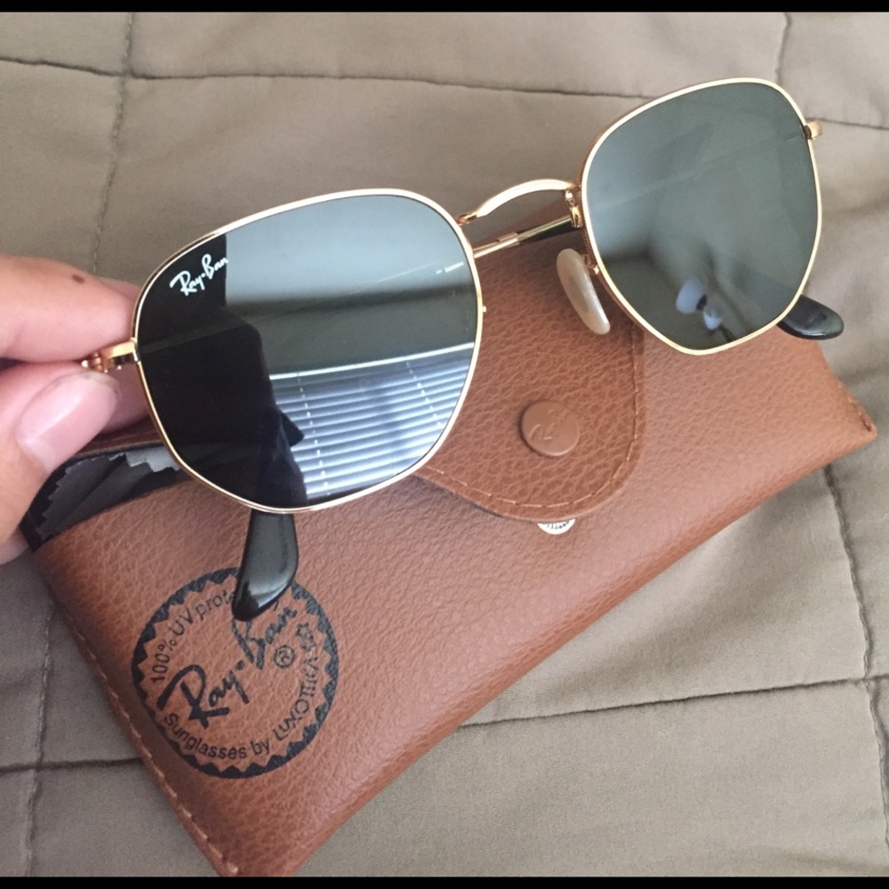Rayban Hexagonal Flat Lenses