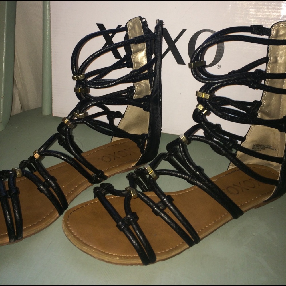 Xoxo mid gladiator sandals