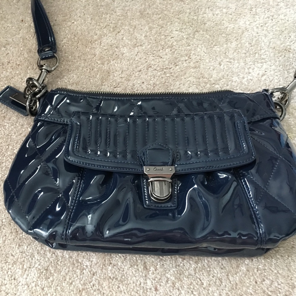 Coach patent leather purse