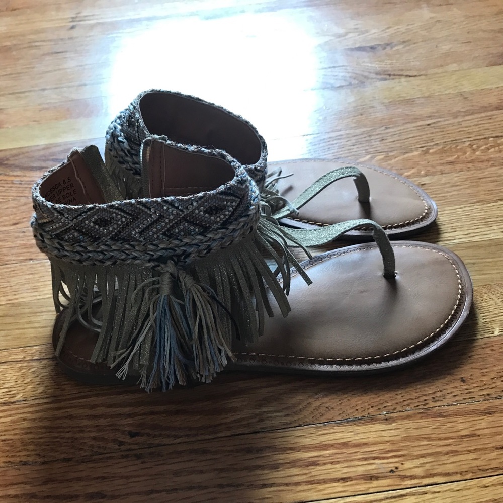 fringe sandals