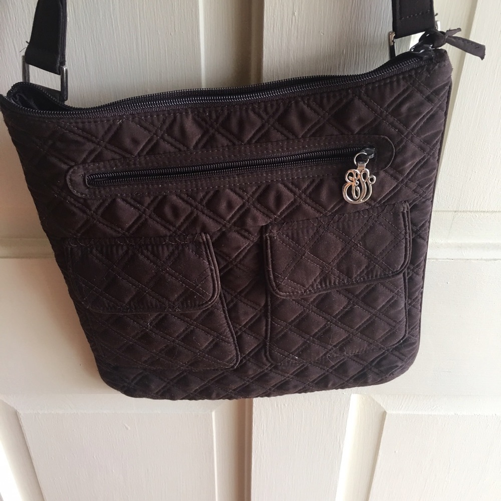 Dark Brown Vera Bradley Cross Body bag
