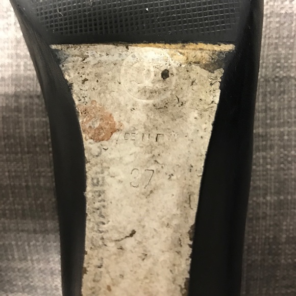 Chanel Black Leather Wedge ❤️ - Picture 8 of 8