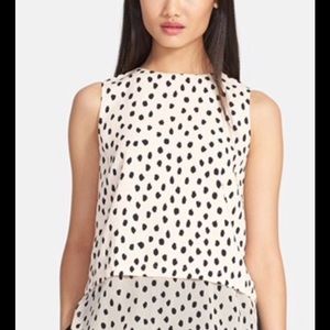 kate space dotted layered top