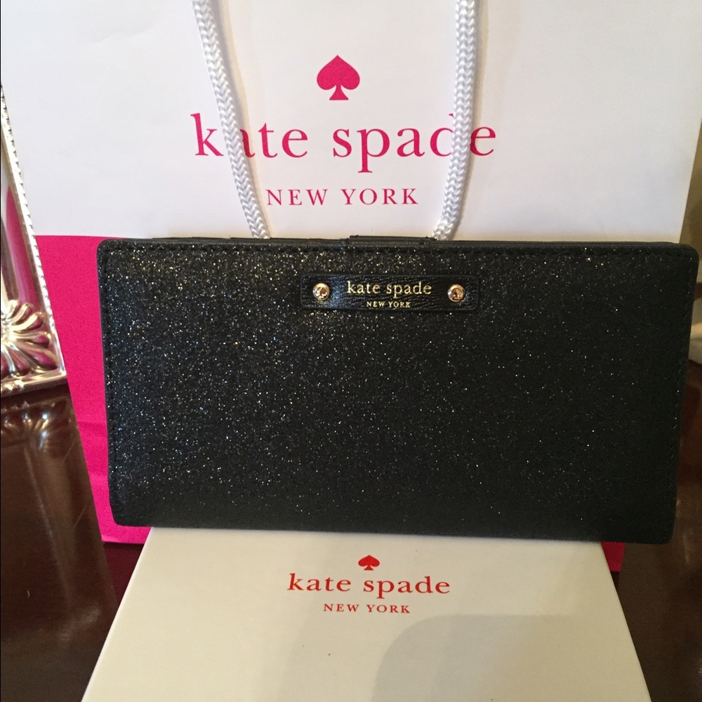 Sale❗️Kate Glitter black Wallet