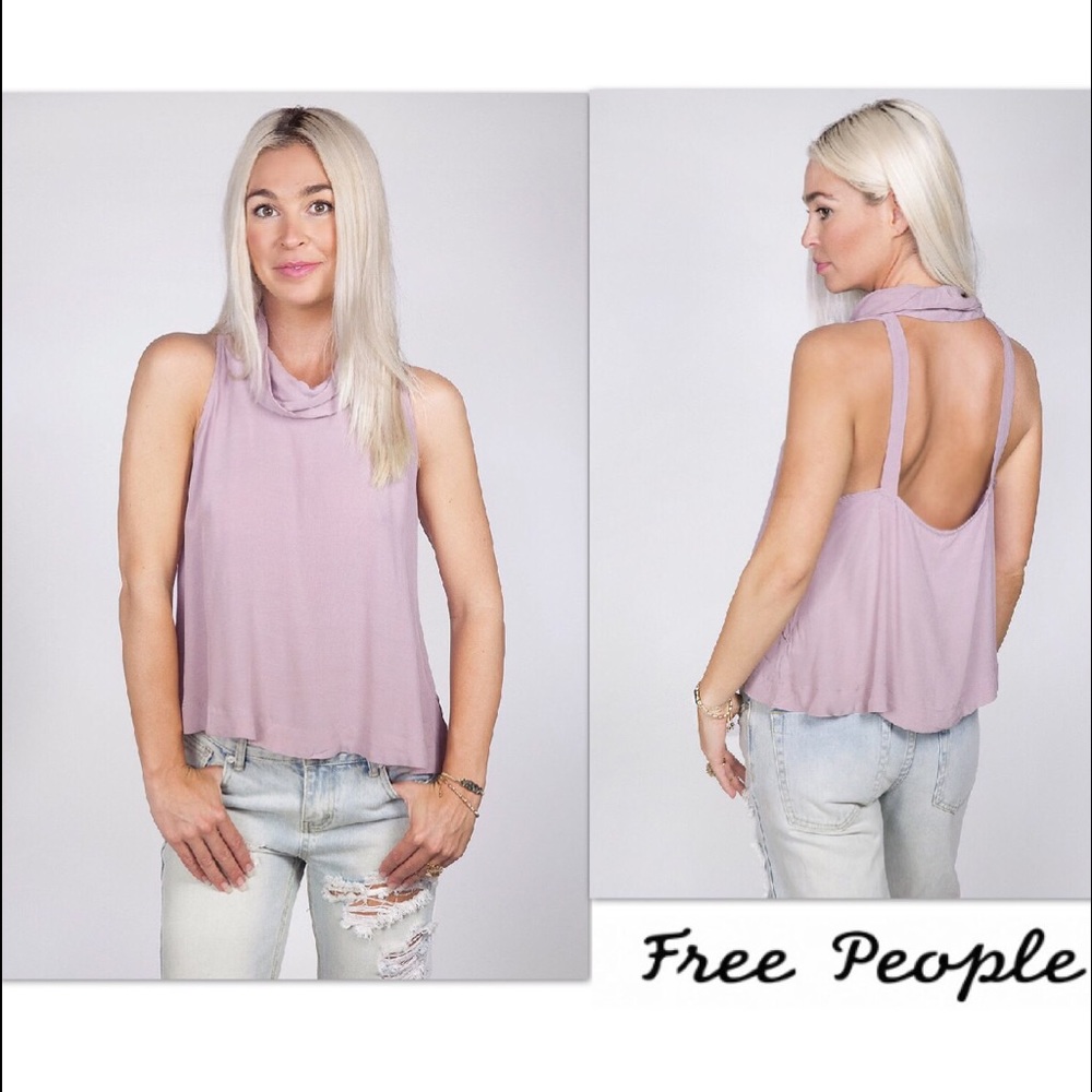 JUST REDUCED ⏰ Free People City Lights Cowl Top - Picture 1 of 2