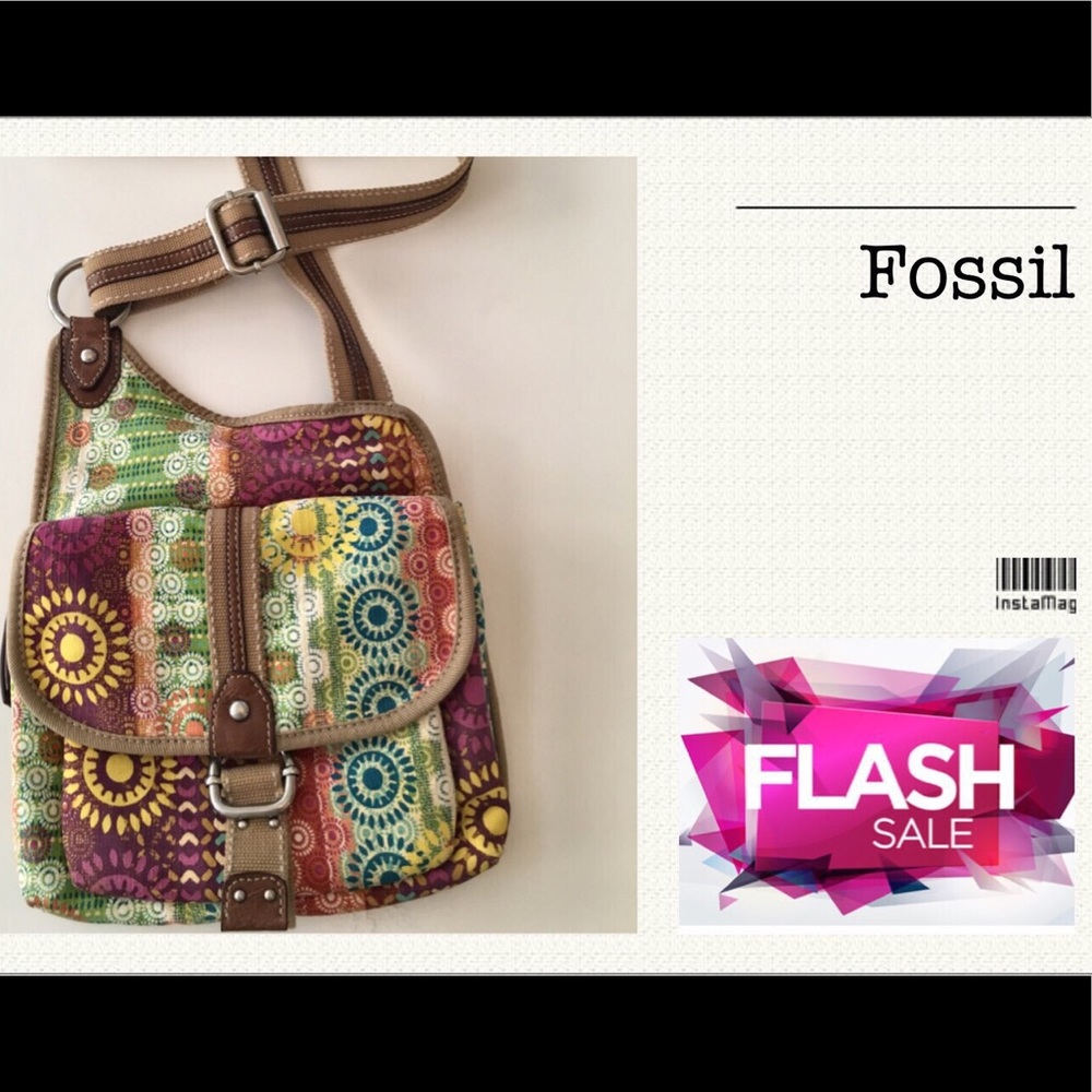 Fossil Saddle Bag Cross Body