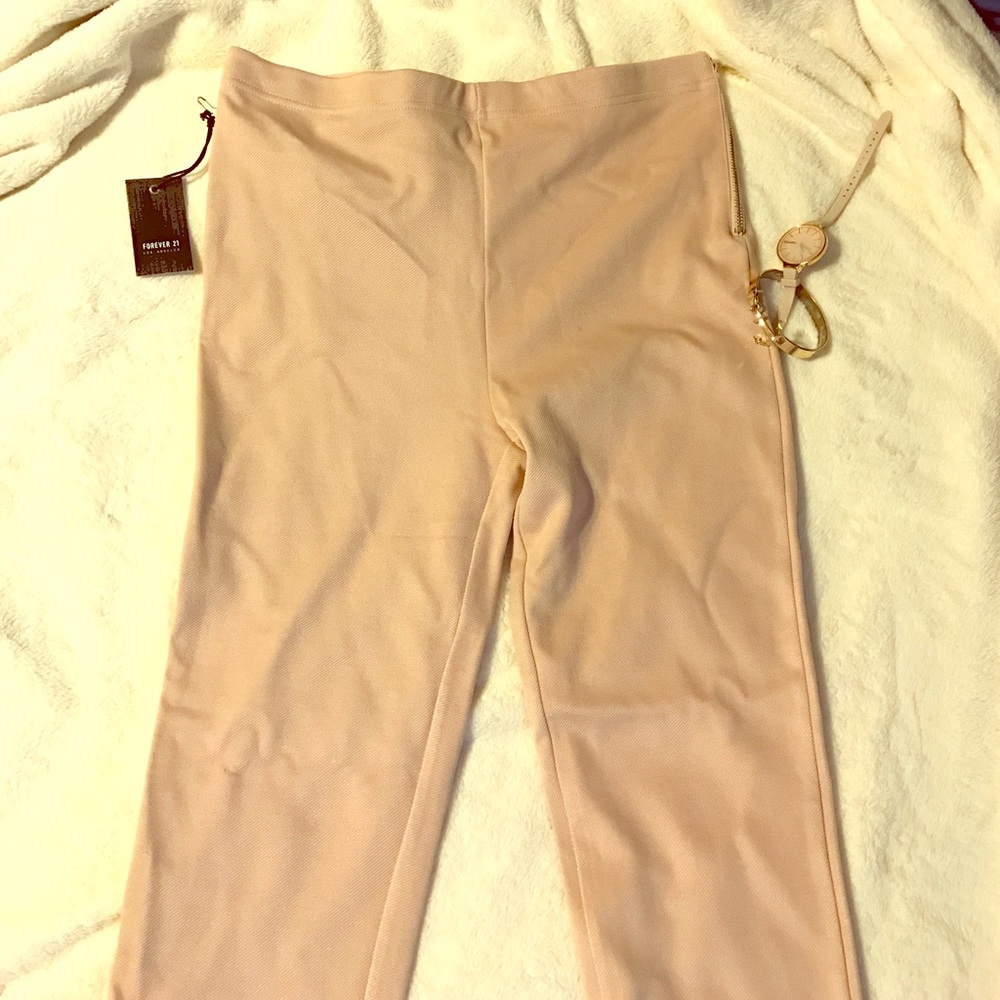 Brand New! F21 Rose Colored Leggings