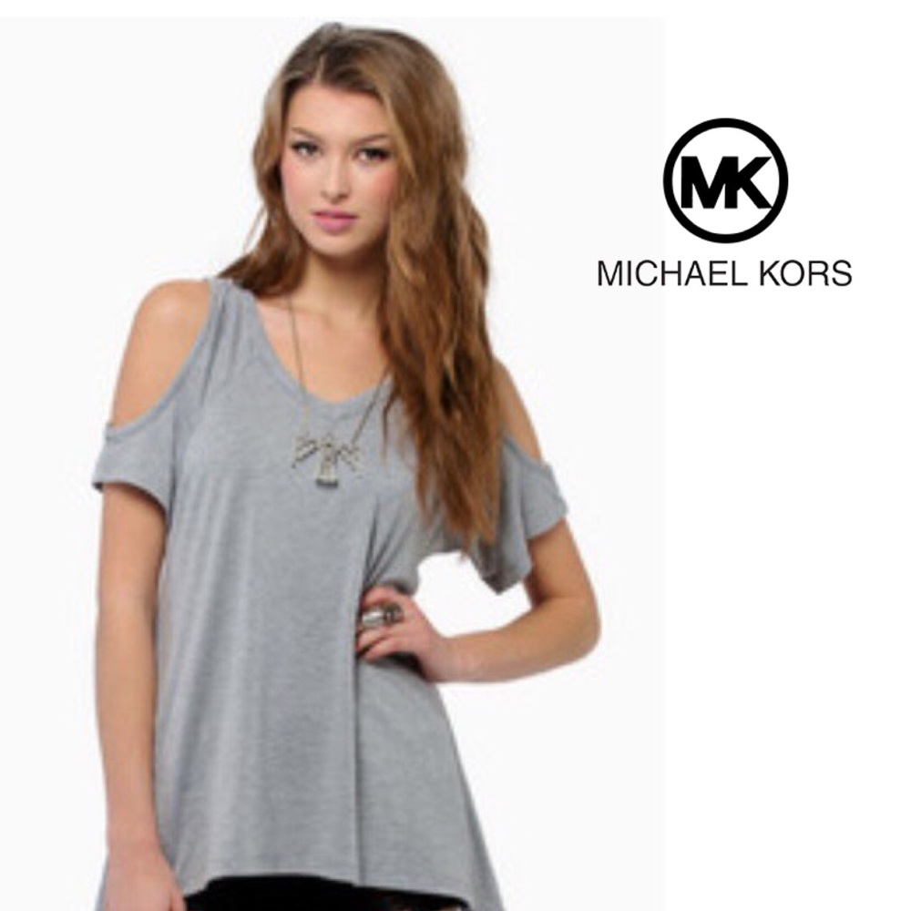 🆕 Michael Kors Cold Shoulder Top - Picture 3 of 5