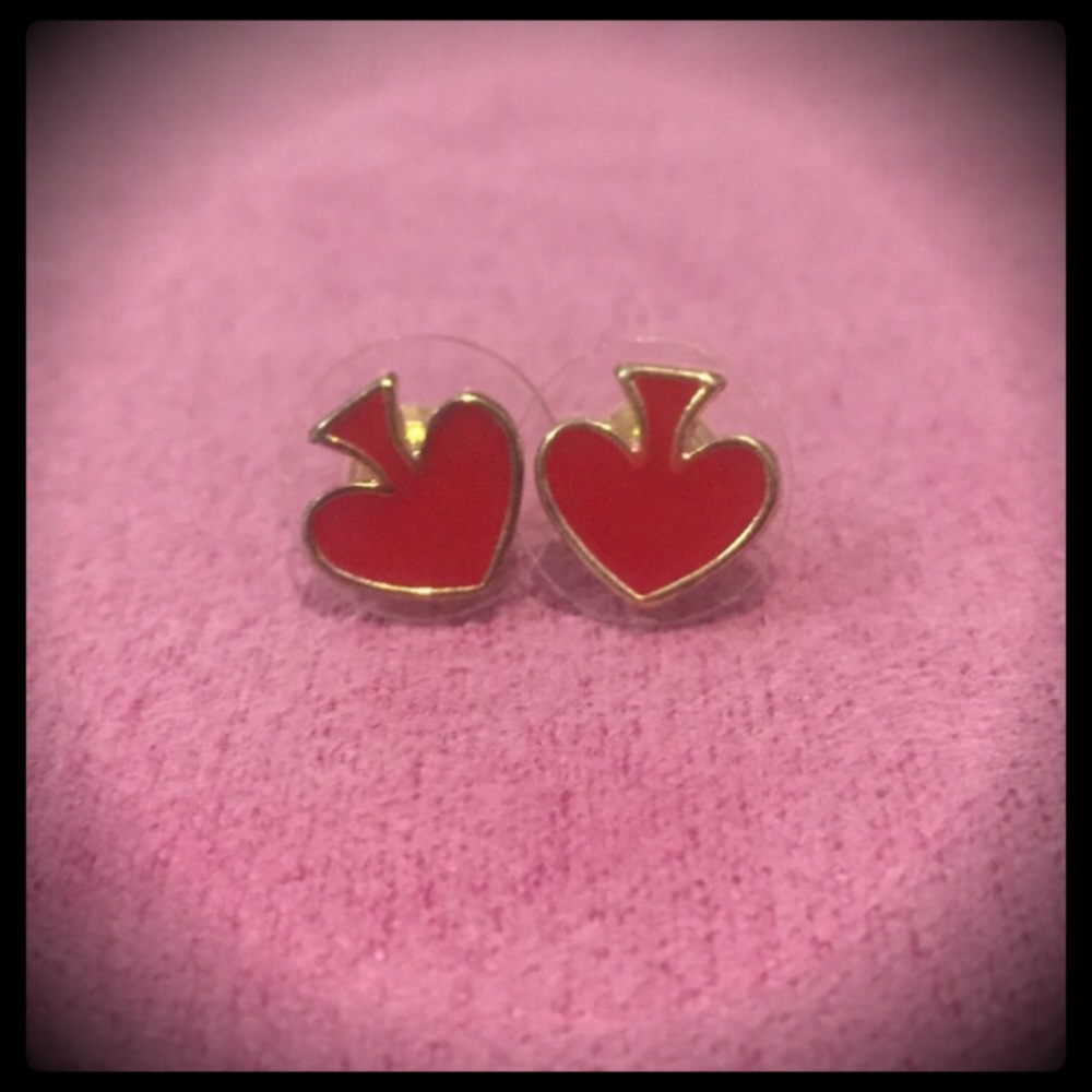 ❤ Kate Spade Red Stud Earrings
