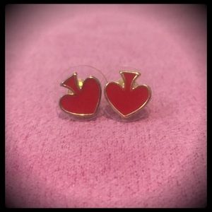 ❤ Kate Spade Red Stud Earrings