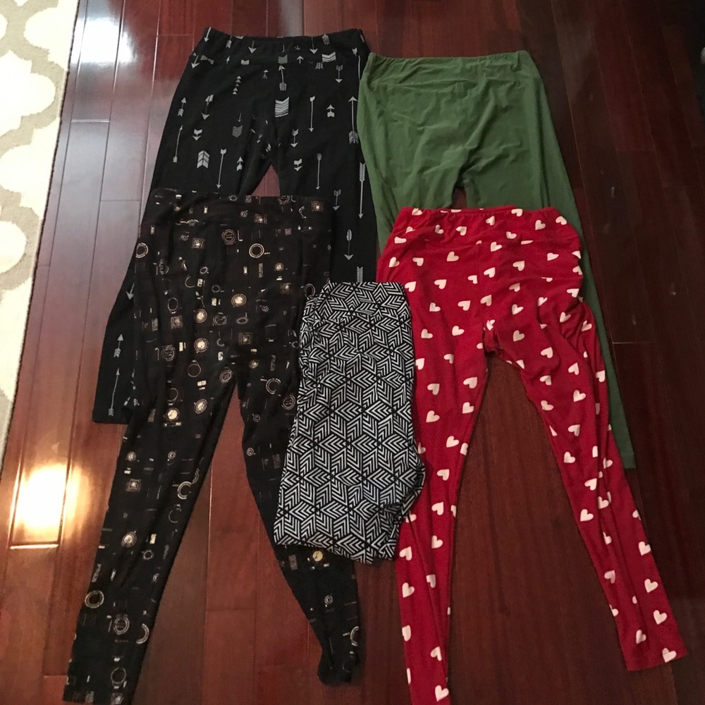 5 pairs of LuLaRoe leggings TC