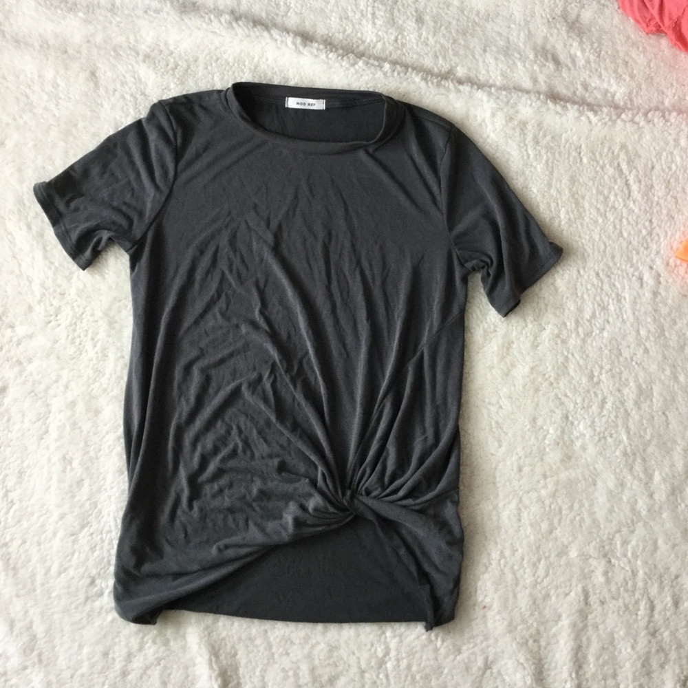 Dark Grey Knot Tee