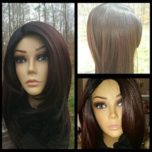 Lovely!!!! SYNTHETIC WIG BLACK / BURGANDY