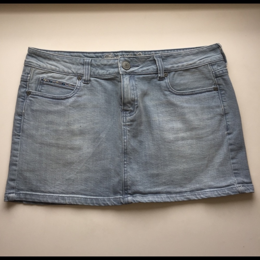 Denim Mini Skirt