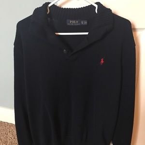 Polo Sweater dark Blue XL