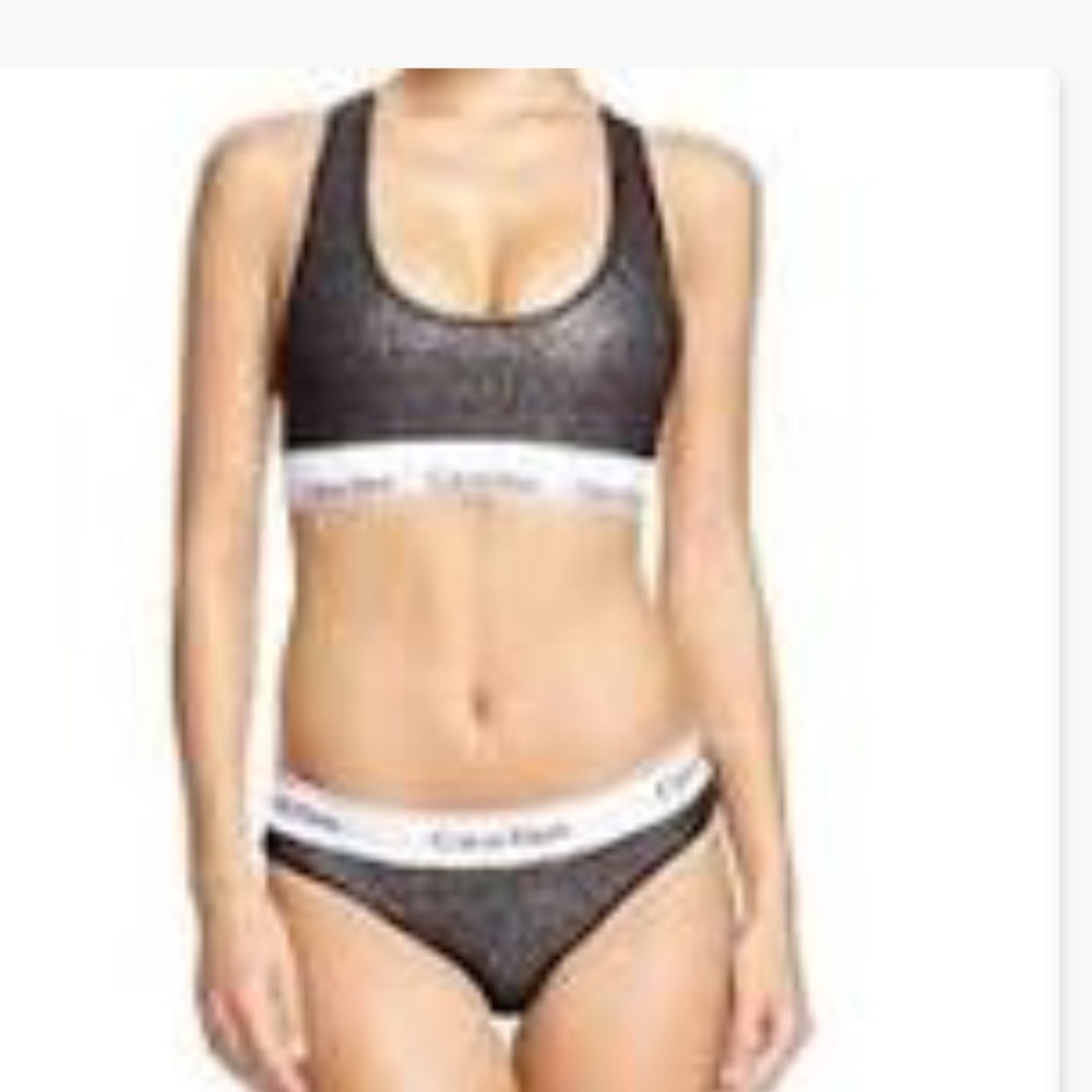 CK bralette/bikini set