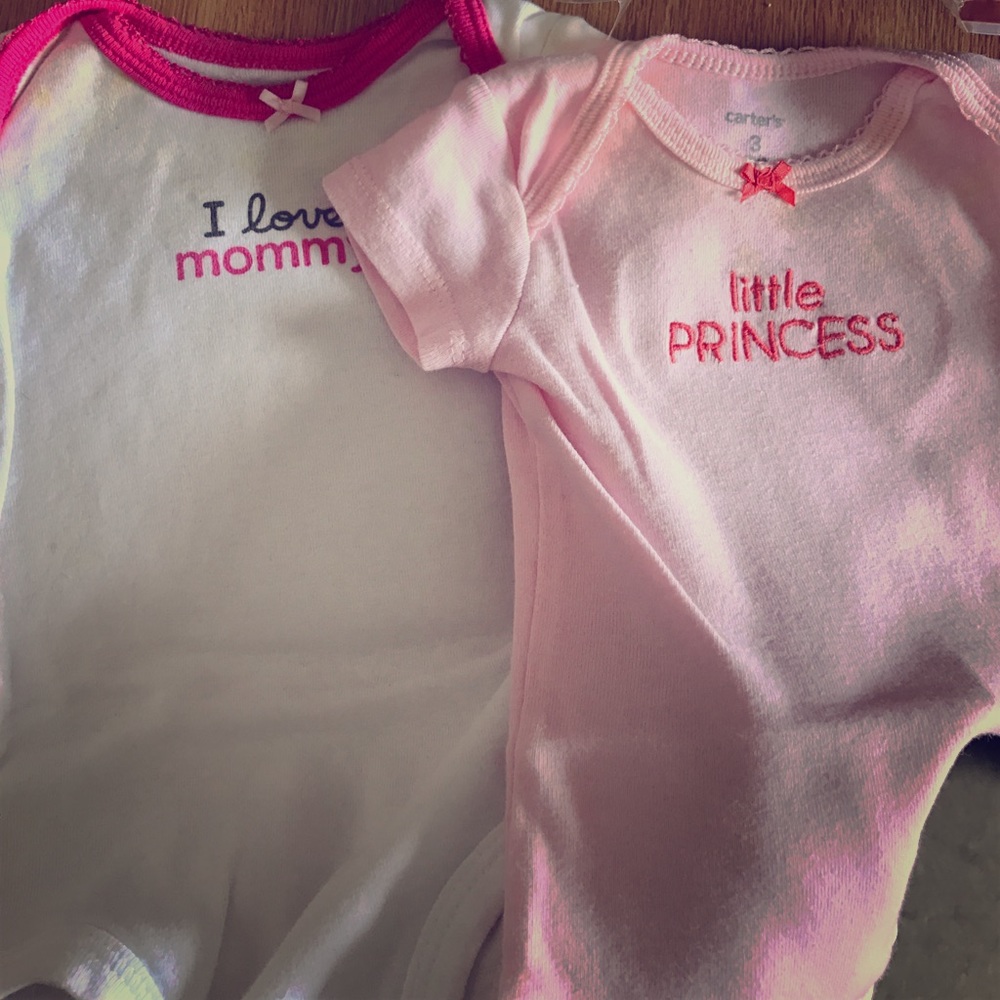 Two 3 month onesies