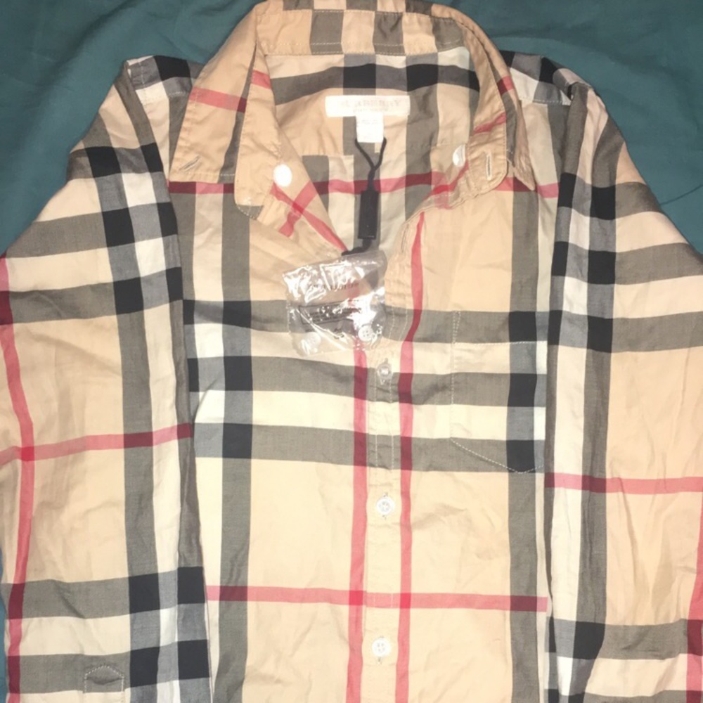 Boys Burberry shirt