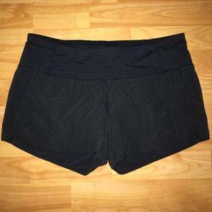 Black Lululemon Speed Shorts